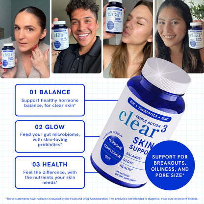 CLEAR3 SKIN SUPPORT - MEJORA GLOW NATURAL